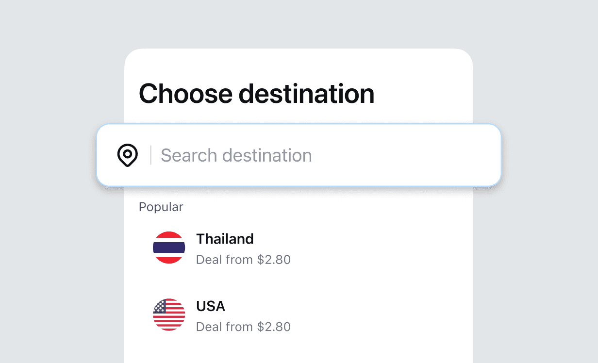 Choose Your Destination