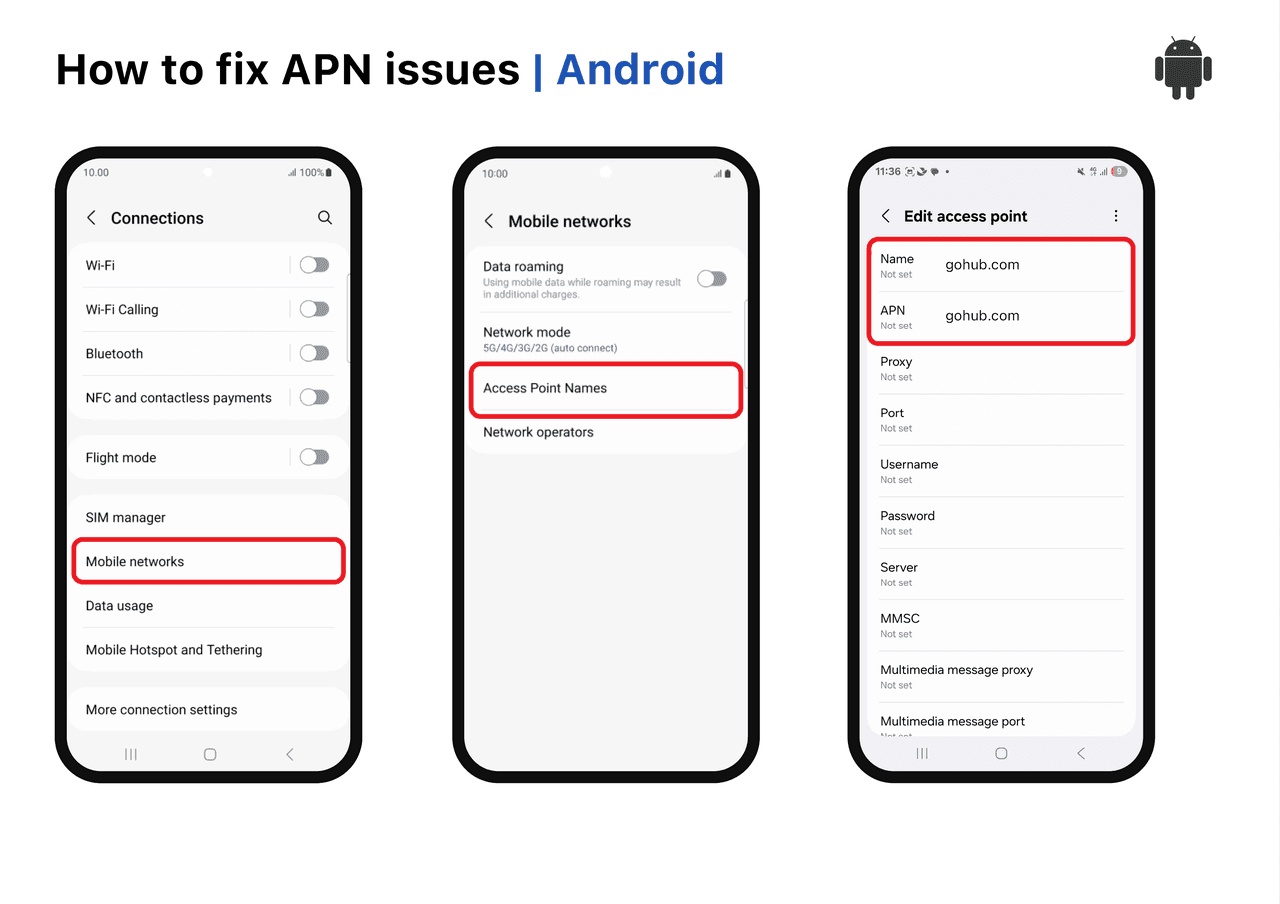 Android - Connections Android - Connections